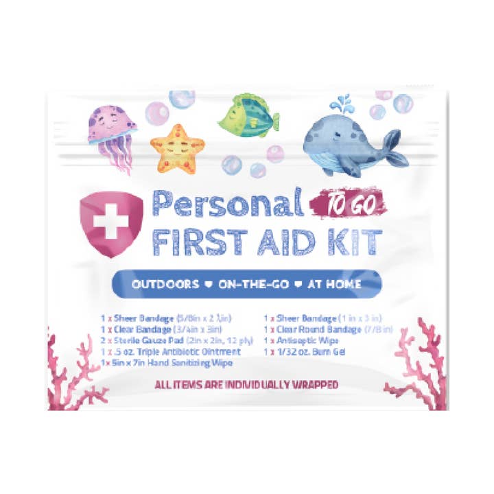 Sea Life Mini First Aid Kit for wholesale by Kit U Safe