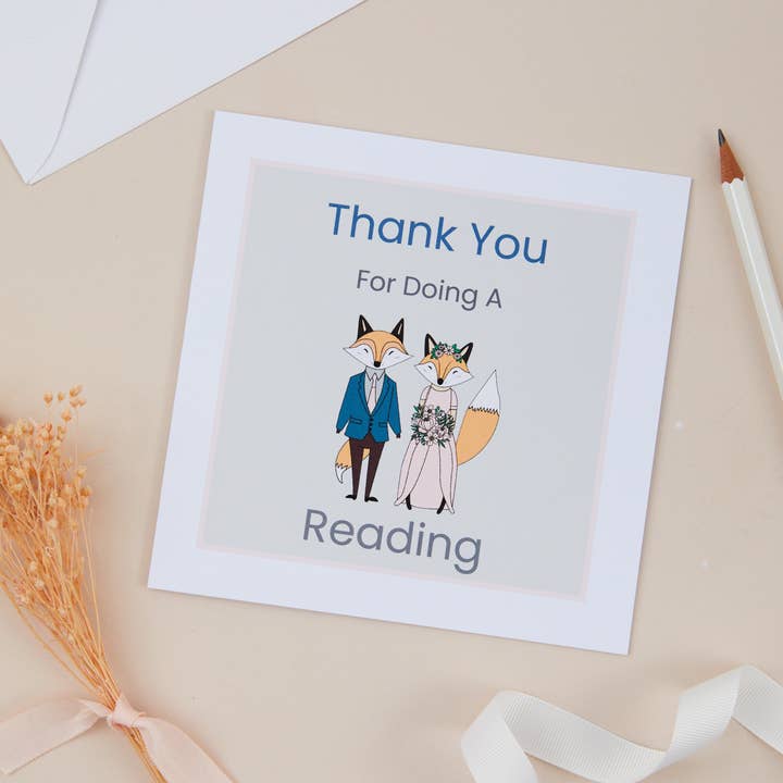Thanks For Doing A Reading Card for wholesale by Susiedoesstationery