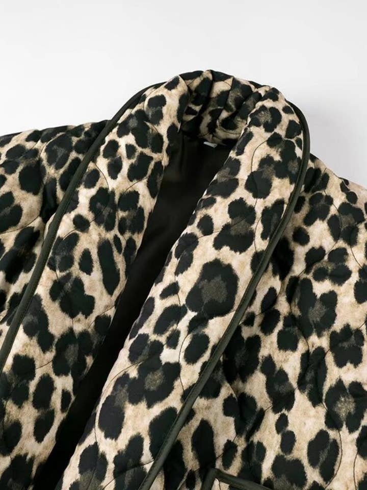 safistyle - Wholesale Jacket - Women's - Leopard Print Open Jacket1