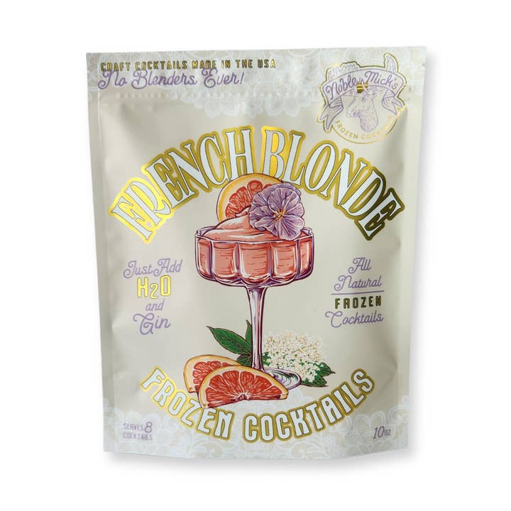 Noble Mick's - Craft Beverage Company - Wholesale Cocktail Mix/Syrup - French Blonde Frozen Cocktail0