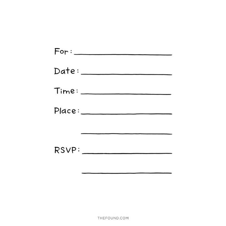 THE FOUND - Wholesale Invitations - Party Invitation Animal Campers - Boxset1