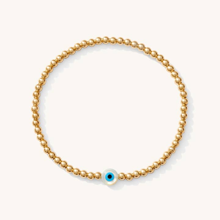 Beads by Tara - Wholesale Beaded Bracelet - EVIL EYE BEAD BRACELET