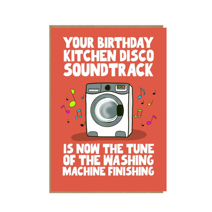 Kitchen Disco - Funny Birthday Card - 5x7" for wholesale by Pickled Prints