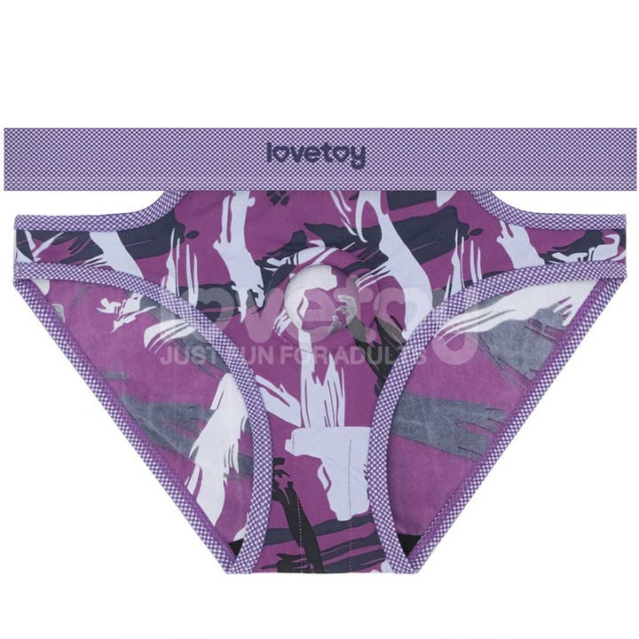LOVETOY - Wholesale Sex Toy - Purple Unisex Strap on Harness2