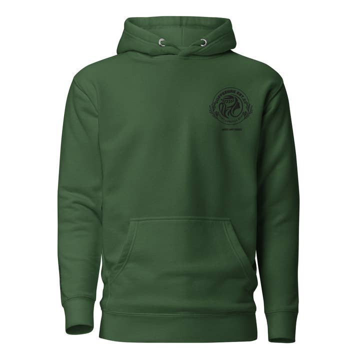 Sudadera con capucha unisex con bordado Coffeebre para venta al por mayor de Coffeebre