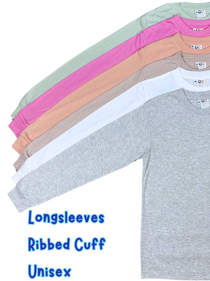 Sublimation Blank Long Sleeve shirt: 80/20 Polyester Cotton and other Purchase Wholesale blank tshirts for printing. Free Returns & Net 60 Terms on Faire trending on Faire.