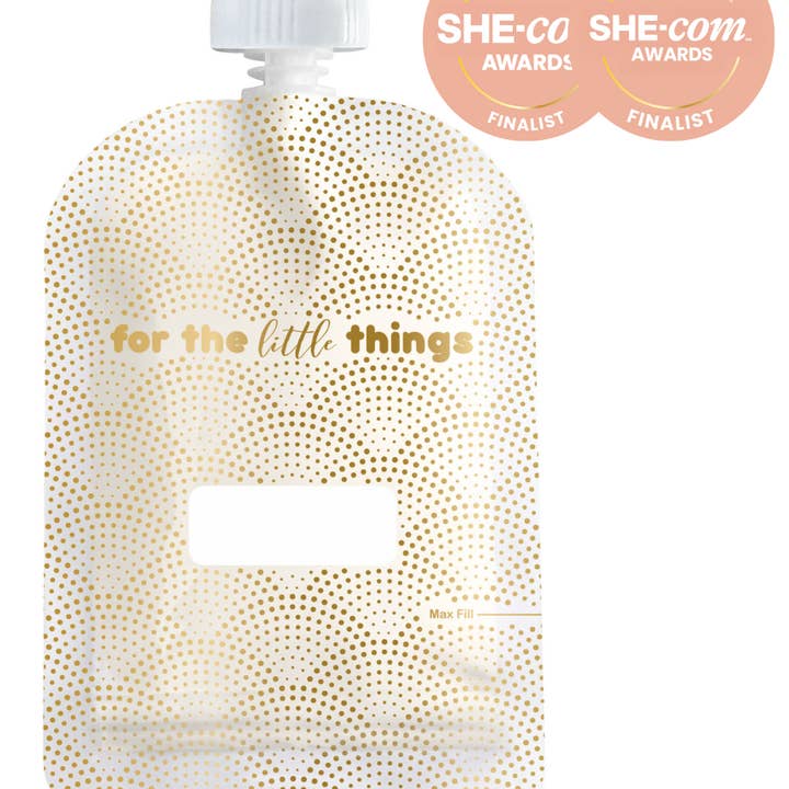 Sinchies - Wholesale Food storage wrap/bag - Sinchies 150ml Reusable Food Pouches - Golden Waves1