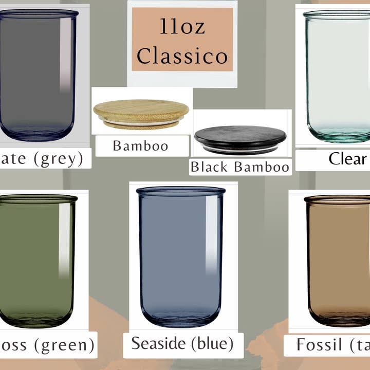 *Designer Scent* - No Label - Classico 11oz Unbranded for wholesale by LiveYoung Candle Company