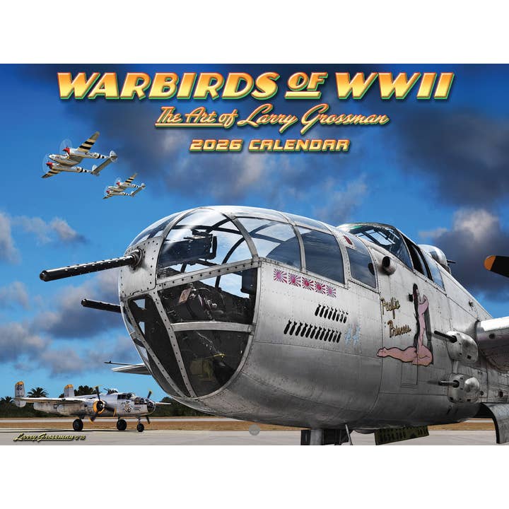 Calendario Aerei della Seconda Guerra Mondiale 2026 Warbirds per la vendita all'ingrosso da parte di 2026 Calendars