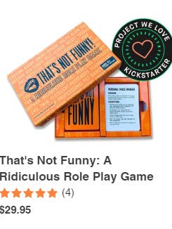 THAT'S NOT FUNNY: A Party Game For People Who Love To Laugh for wholesale by Pilgrim Soul