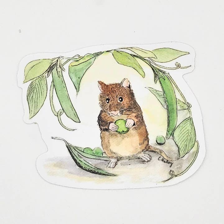 Sötärta Mus Klistermärke för wholesale av Critterwit and Company