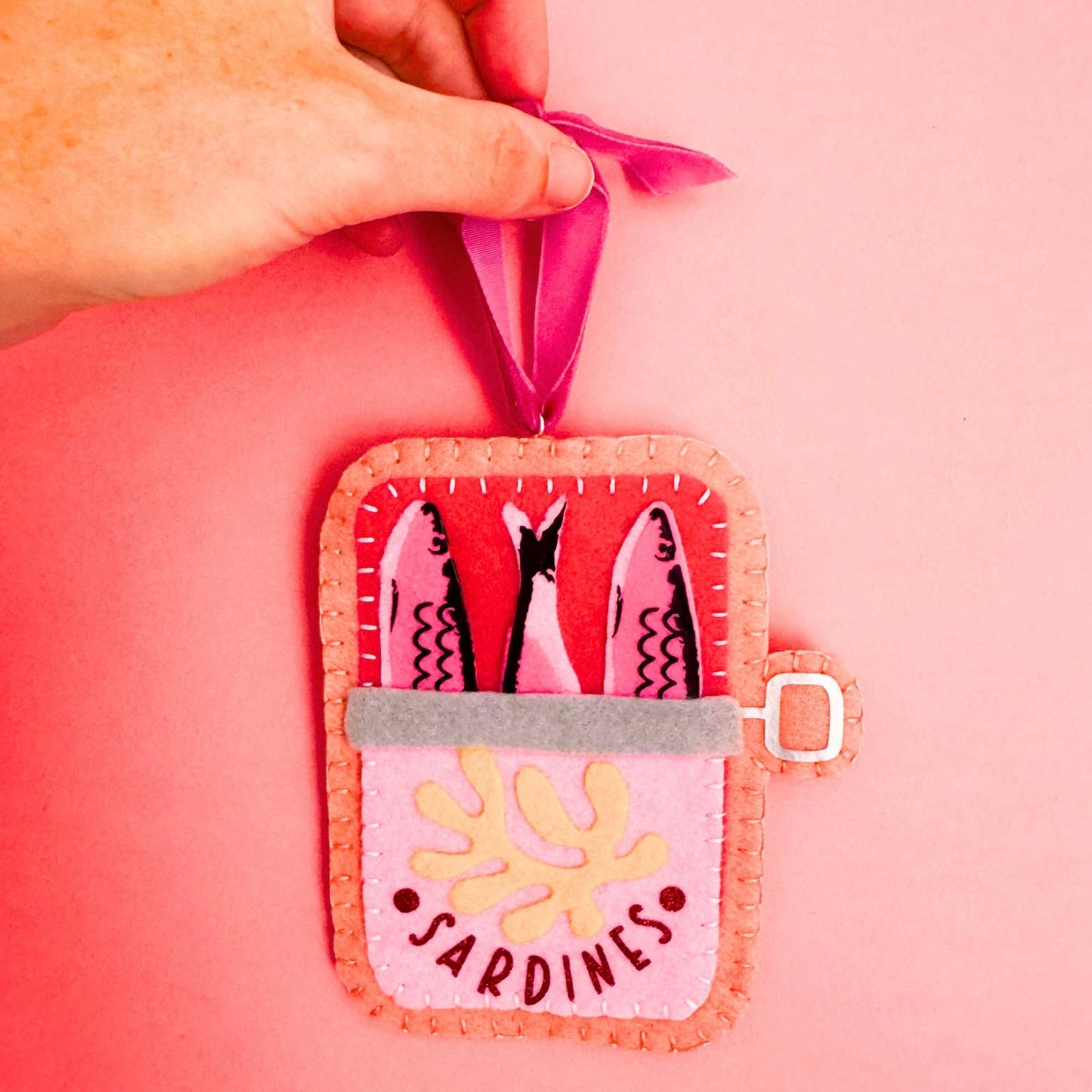 Lemon House Design - Wholesale Ornament - Felt Sardine Can Ornament7