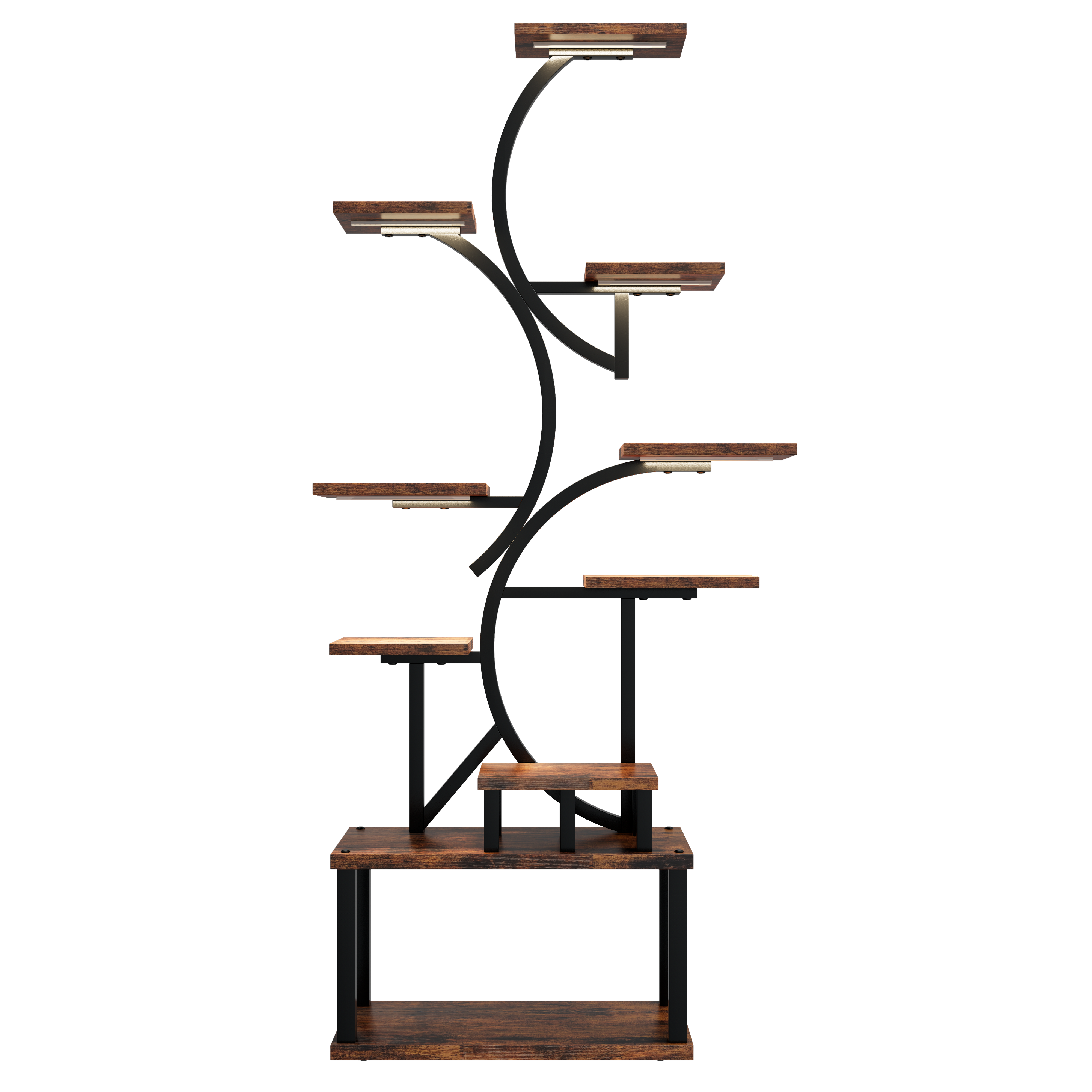 39F Inc. – Großhandel Blumentopfständer – Pflanzenständer innen 8/9/10-stufig mit 5 Pflanzenlampen22