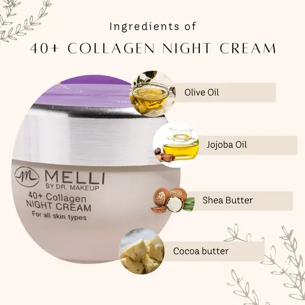 Melli – wholesale Nattkräm – 40+ Collagen Night Cream/för alla hudtyper3