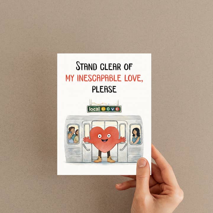 New Summits - Wholesale Love Card - NYC Subway Love Card | Funny New York City Anniversary1