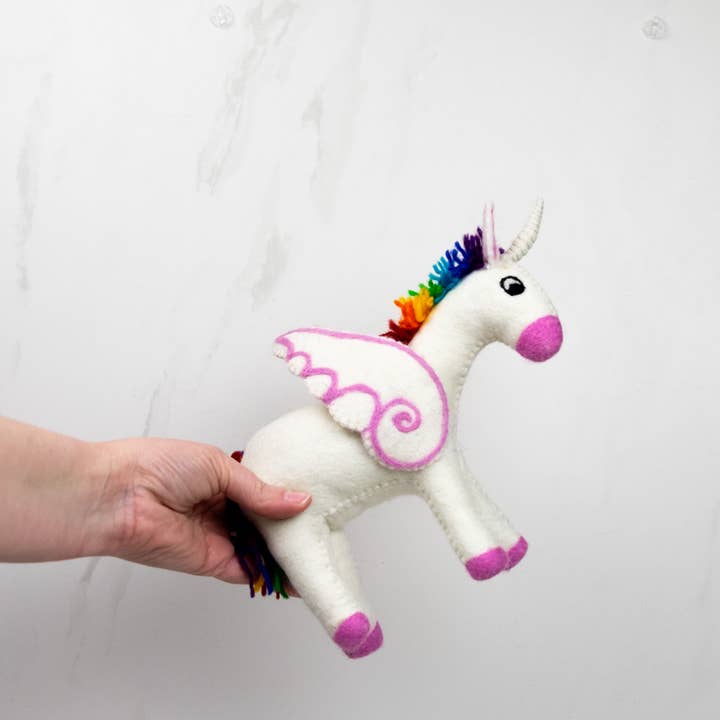 The Winding Road - Wholesale Stuffed/Plush Toy - Kids & Baby - Toys - Unicorn - Rainbow - Large2