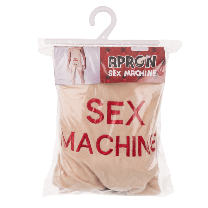 Kinky Pleasure - Vendita all'ingrosso Grembiuli - Kinky Pleasure - OB094 - Grembiule Mega Pene - MACCHINA DEL SESSO - Beige1