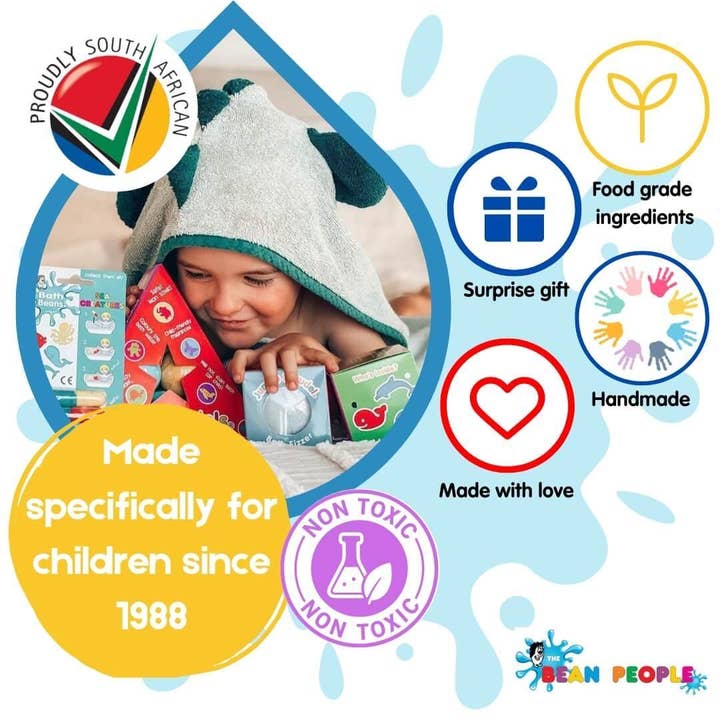 Baby Republic – wholesale Bath toy – Baby – Bath Beans CDU Display with 128 Bath Beans RRP £2.99 each6