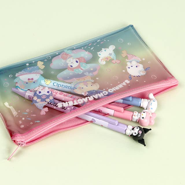 K-Wonderland - Wholesale Pencil Case/Pouch - Sanrio Limited Glitter Multi transparent Pouch  1