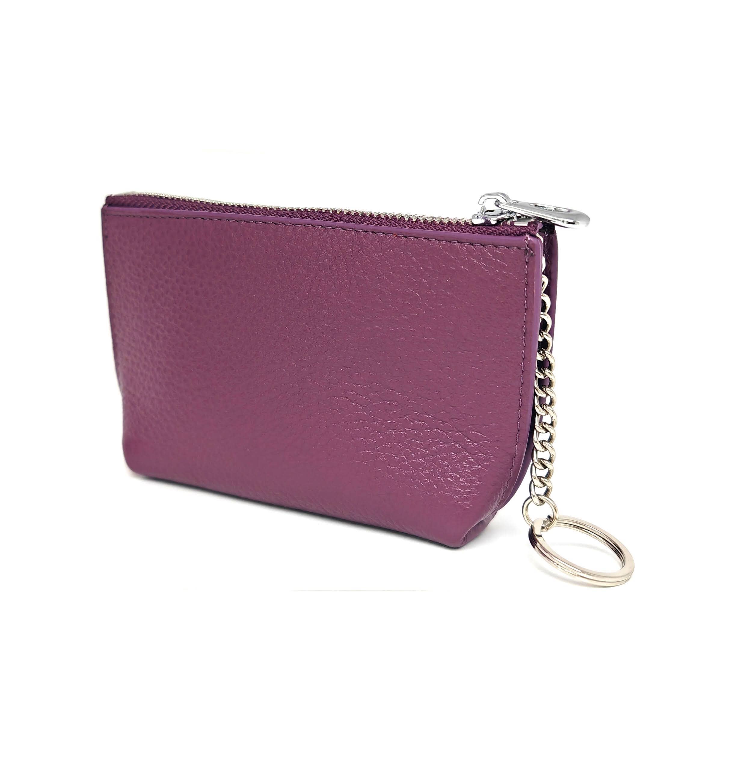 Superbia – wholesale Coin purse – Women’s – Genuine Leather Soft  Card Holder Note Purse with Ring Chain1