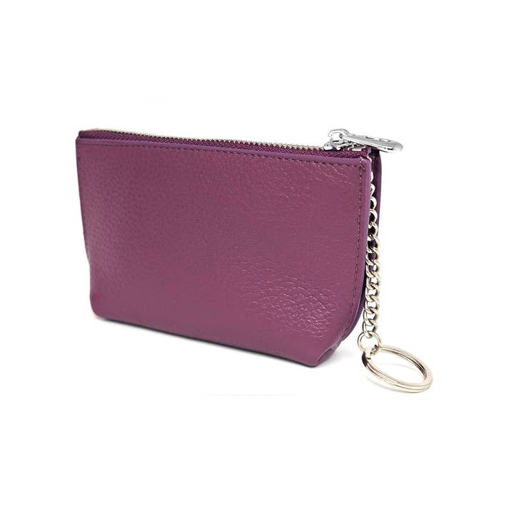 Superbia – wholesale Coin purse – Women’s – Genuine Leather Soft Card Holder Note Purse with Ring Chain1