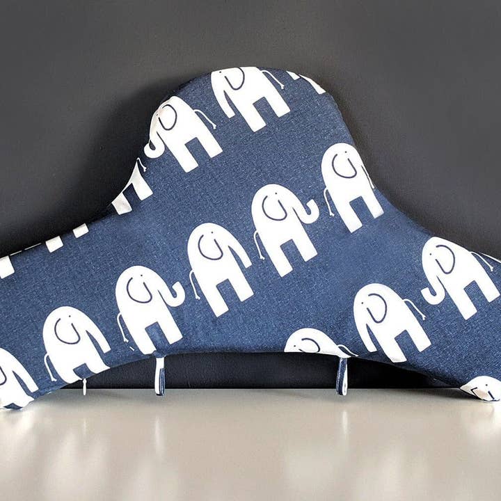 REMOVED BRAND - Wholesale Chair Cushion - SALE IKEA Highchair Cushion Cover for Klammig, Pyttig, Antilop Elephant Navy Blue