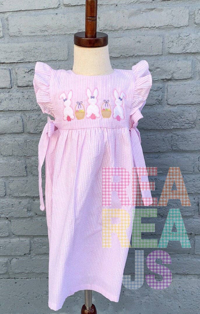 Rea Rea J's - Wholesale Dress - Kids - Bunny Trio Dress or Bubble