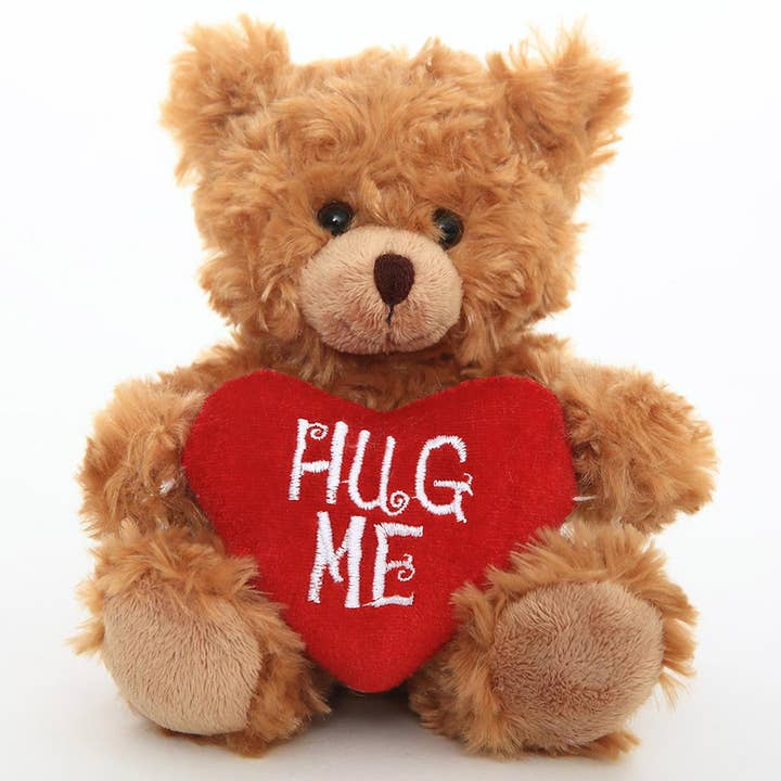 6″ & 9″ Valentine Teddy Bear | Teddy Holding Hug Me Heart for wholesale by Plushland