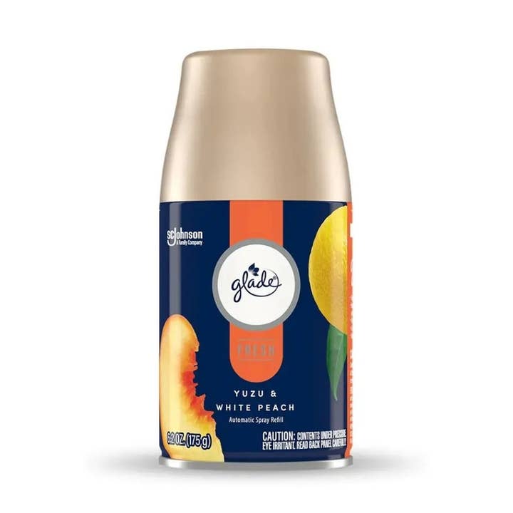 First Choice Buying – Großhandel Lufterfrischer – Glade Automatisches Spray Lufterfrischer Nachfüllpack, Yuzu & Weißer Pfirsich, 175 g0