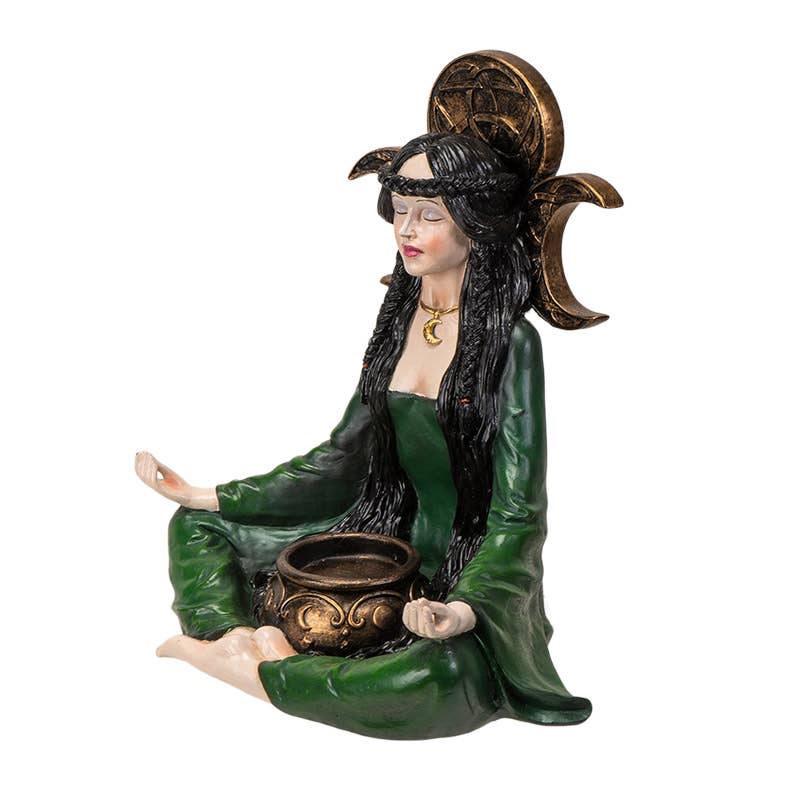 Pacific Trading - Wholesale Candle Holder - Triple Moon Witch Votive Holder3