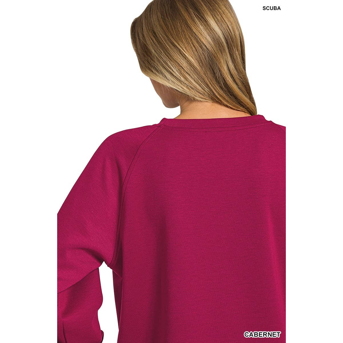 HiteJeans - Wholesale Lounge Set - Women's - Scuba crewneck pullover wide pants 2 pieces set16