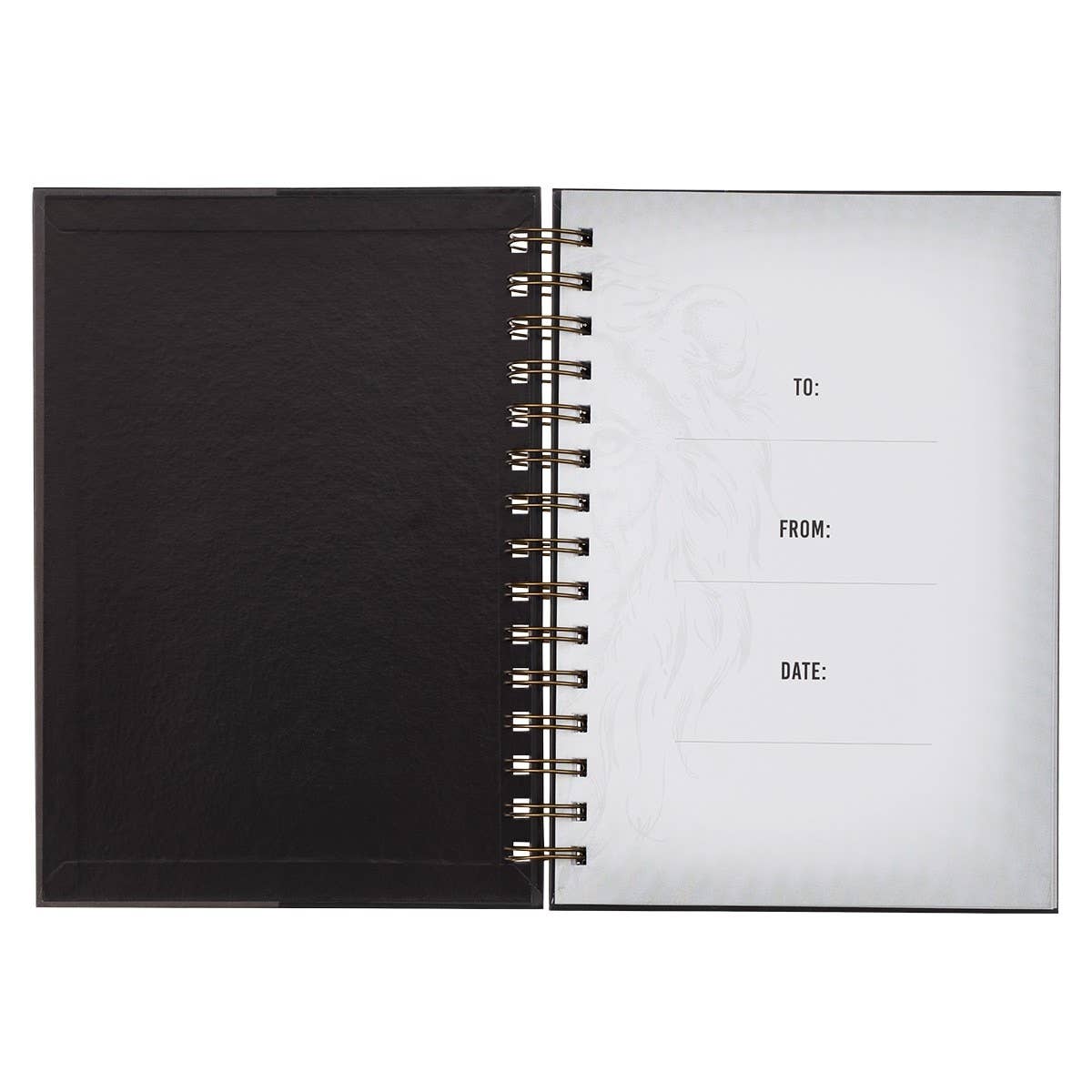 Christian Art Gifts - Vente Journal intime - Carnet Wirebound noir/gris Be Strong Josh. 1:92