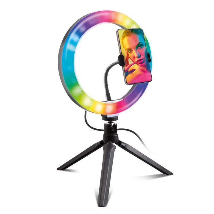 Multicolour Led Ring With Tripod For Photos And Videos for wholesale by SBS