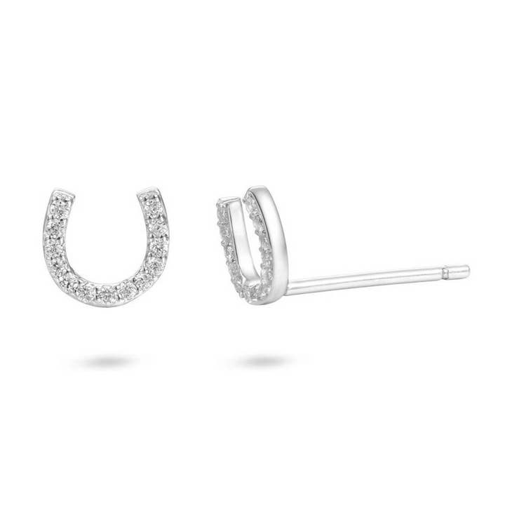 Horseshoe Stud Earrings for wholesale by Gold Trip