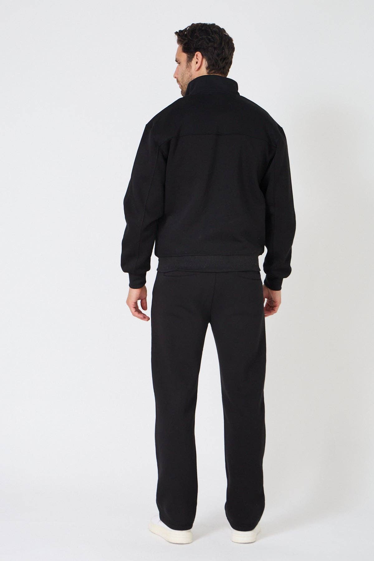 TOP MONDAY - Wholesale Tracksuit - Men's - Oversized Half-Zip Sweatshirt5