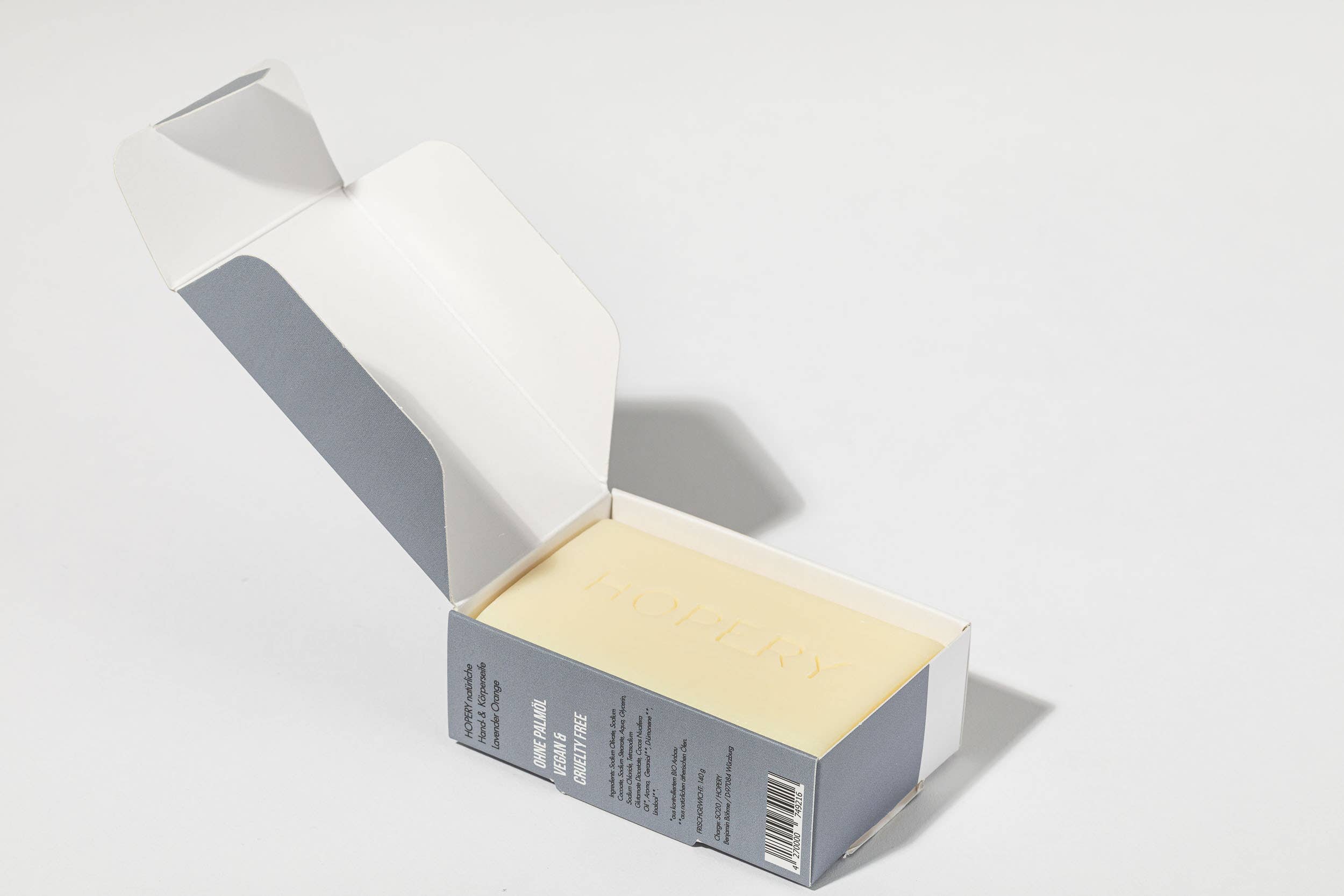 Hopery – wholesale Tvål – LAVENDER ORANGE tvål för händer och kropp – 140 g3