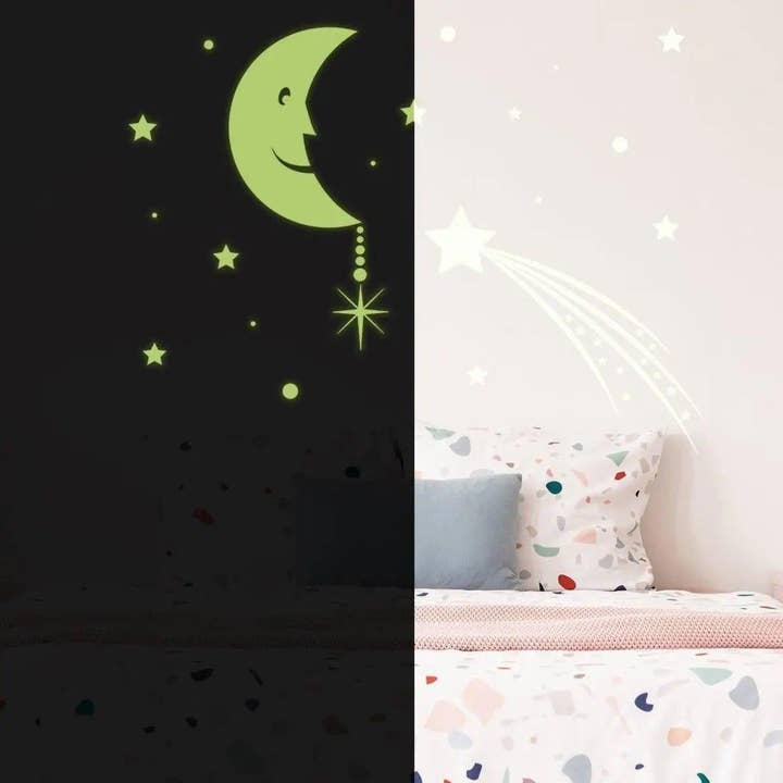 Gloeiende sterrennacht-muurstickers - best beoordeelde lichtgevende astrologiestickers voor muren voor wholesale door Decords
