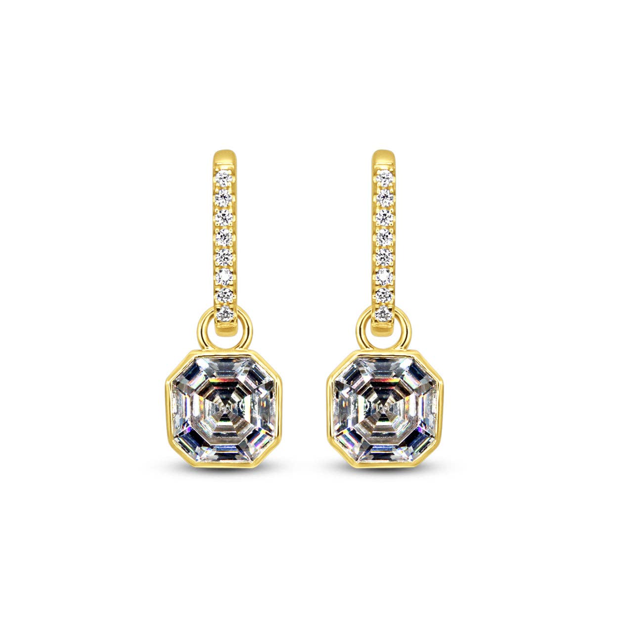 Chloe + Lois - Wholesale Hoop Earrings - Luxe Asscher Hoops