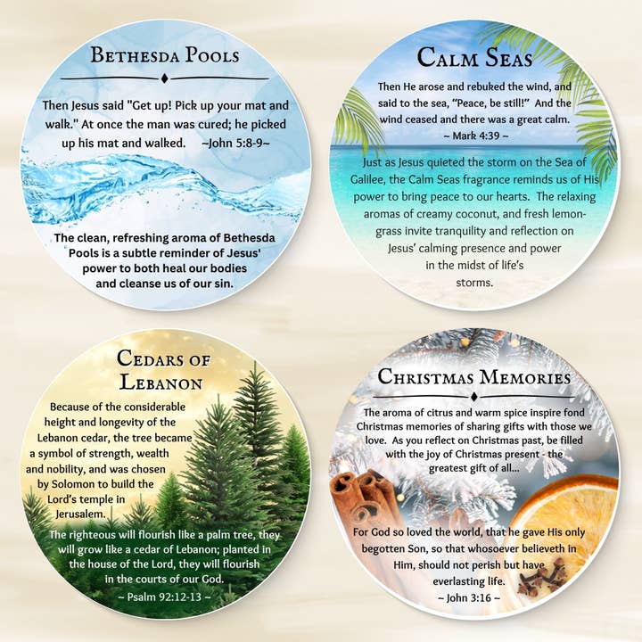 Lord's Light Candle - Wholesale Jar/Filled Candle - Christian Soy Candle 14oz -Light & Reveal Hidden Bible Verse13