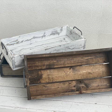 Forever Green Art - Wholesale Decorative Tray - Medium Wood Tray5