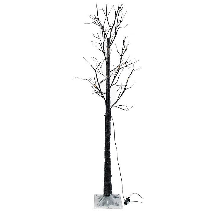 Will's Company - Wholesale Christmas Decoration - LED Lighted Brown Twig Tree with Snow- 3 size options