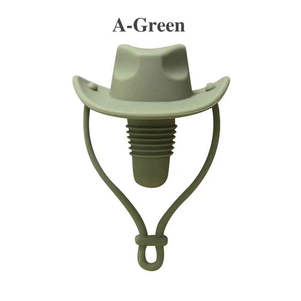Homerely (We Cover All Import Duties) - Wholesale Wine Stopper - Creative Silicone Cowboy Hat Wine Stopper1