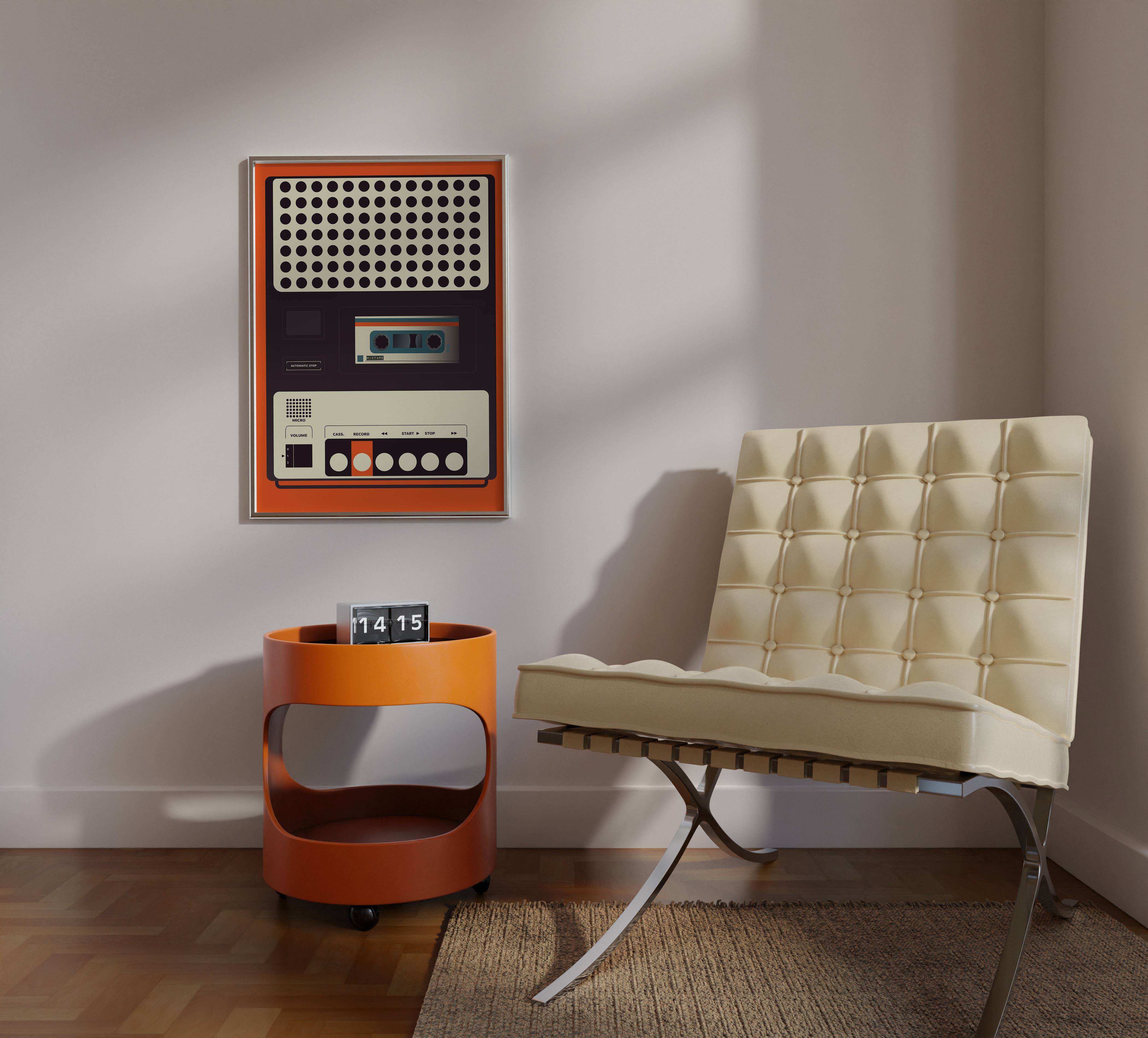 Gail Myerscough - Wholesale Kunstprint - Cassetterecorder, afdrukken zonder lijst3