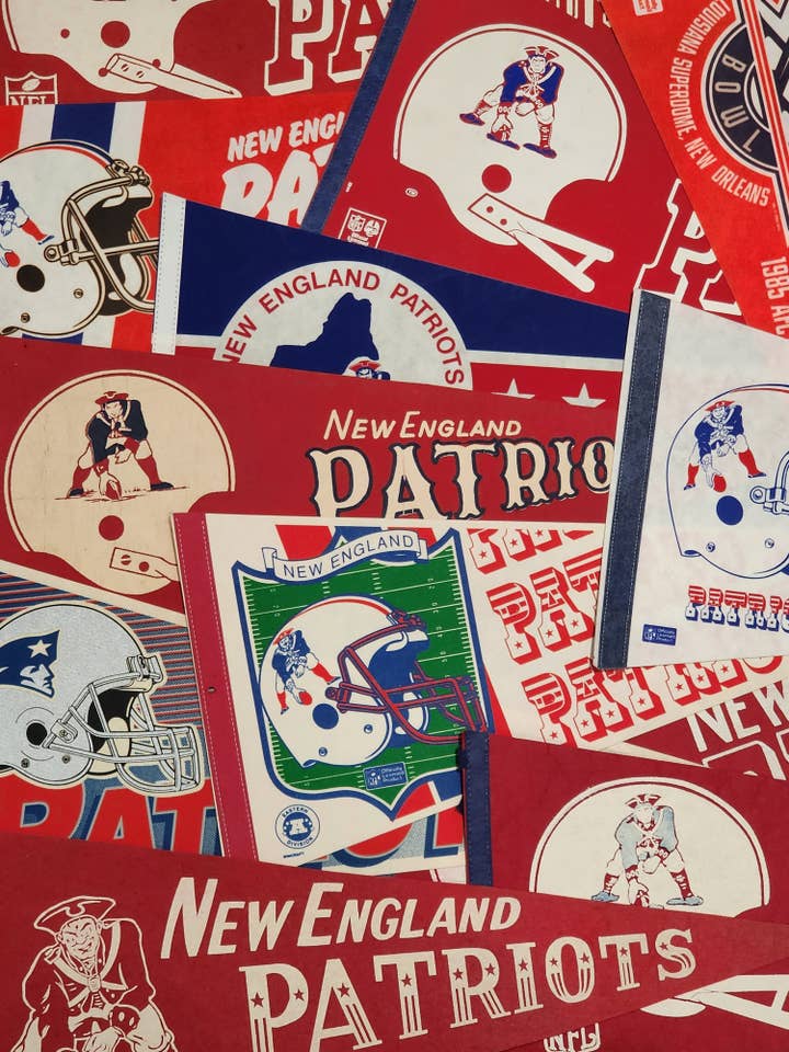 New England Patriots Print for wholesale by Felt Collectibles