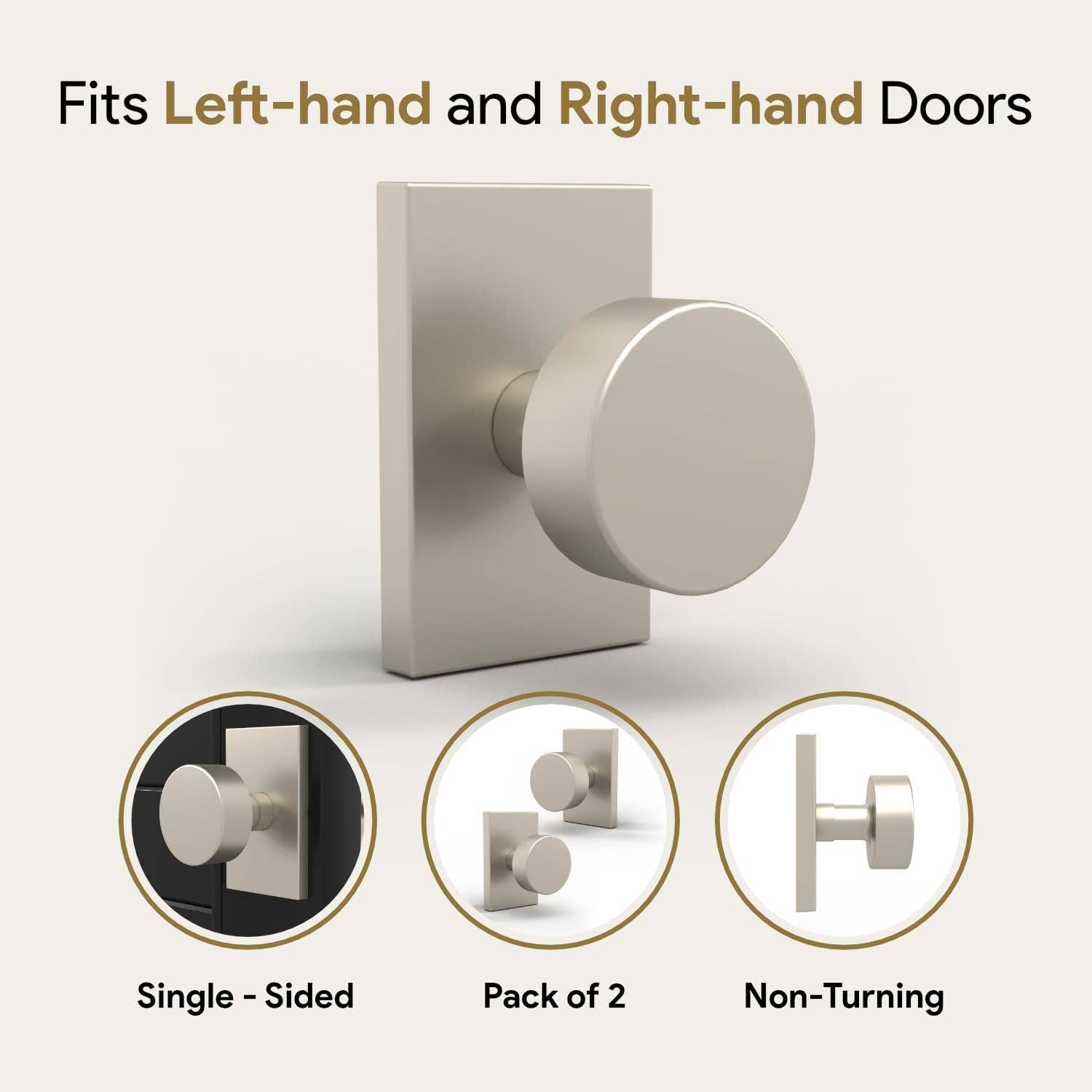 Mega Handles - Wholesale Knob/Pull - Laura Dummy | Door Knob Pack of 27