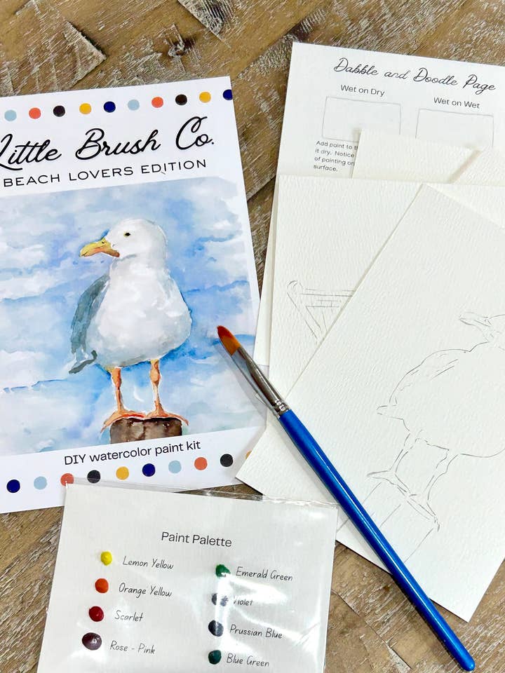 DIY-Aquarellfarben-Set - Strand-Edition für den Großhandel von Coast and Cork