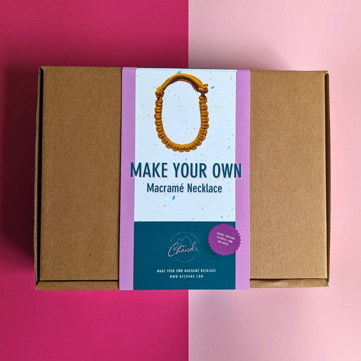 Make Your Own Macramé Necklace Kit for wholesale by By Chand