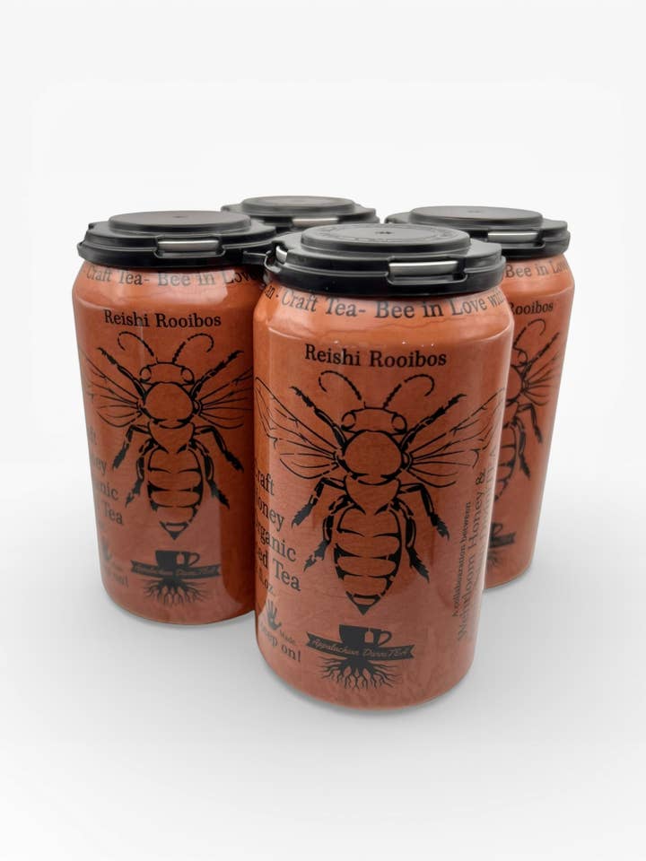Reishi Rooibos Organic Tea w/ Honey for wholesale by Wehrloom Honey