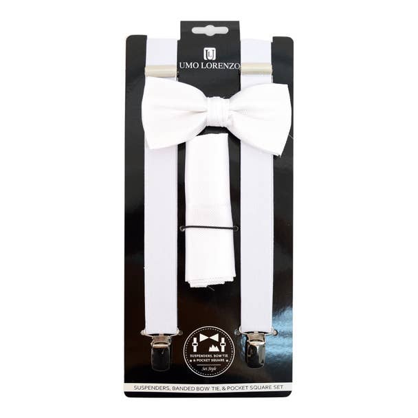 Selini New York - Wholesale Suspenders - Men's - Men's Solid Color Clip-on Suspenders5