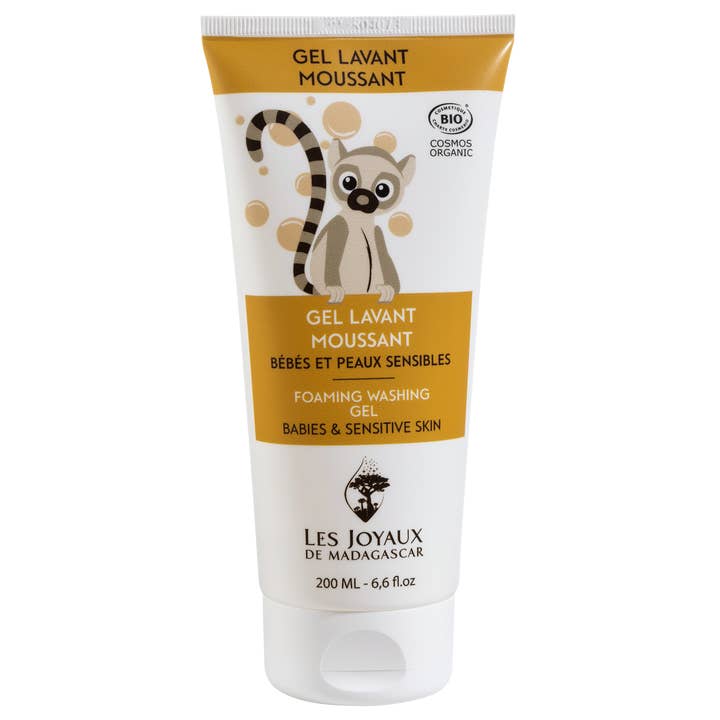 Organic Foaming Cleansing Gel — Babies and Sensitive Skin for wholesale by Les Joyaux de Madagascar